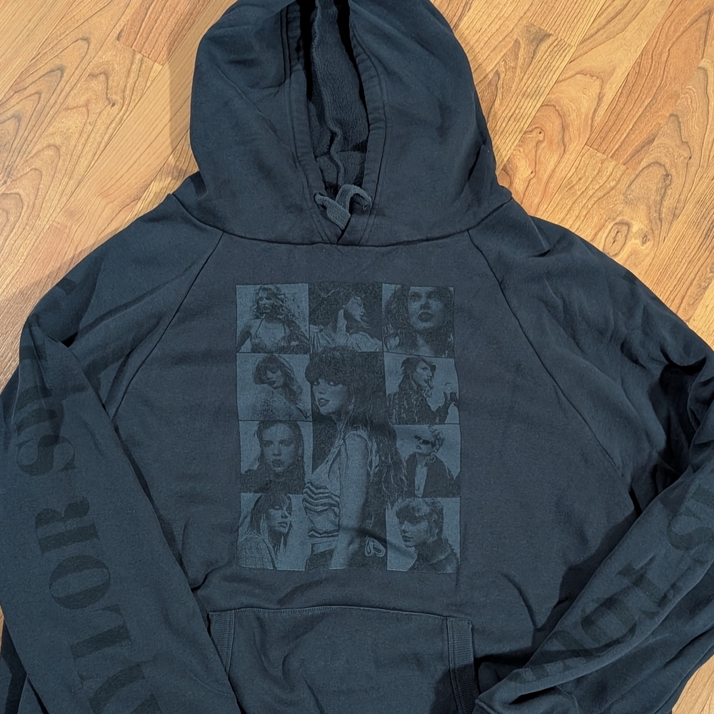 Black Graphic Hoodie